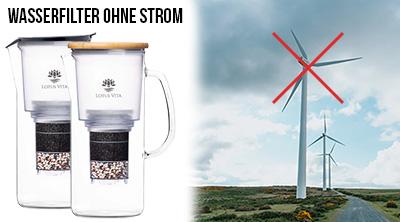 Lotus Vita Filterkannen Toya und Enya ohne Storm