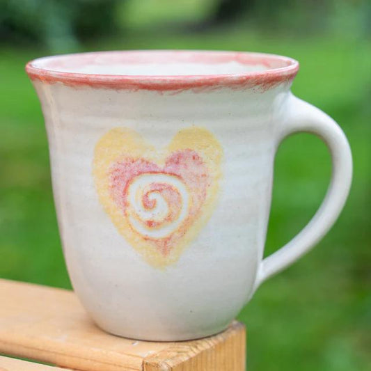 EM-Keramik Tasse 0,3 L - Steinzeug Herz