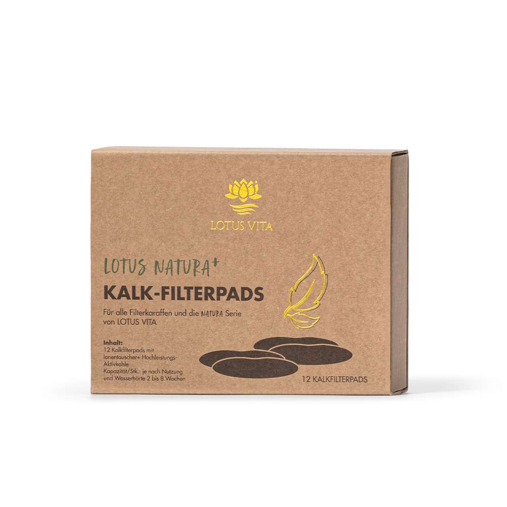 Lotus Vita Kalkfilterpads 12 Stück Verpackung