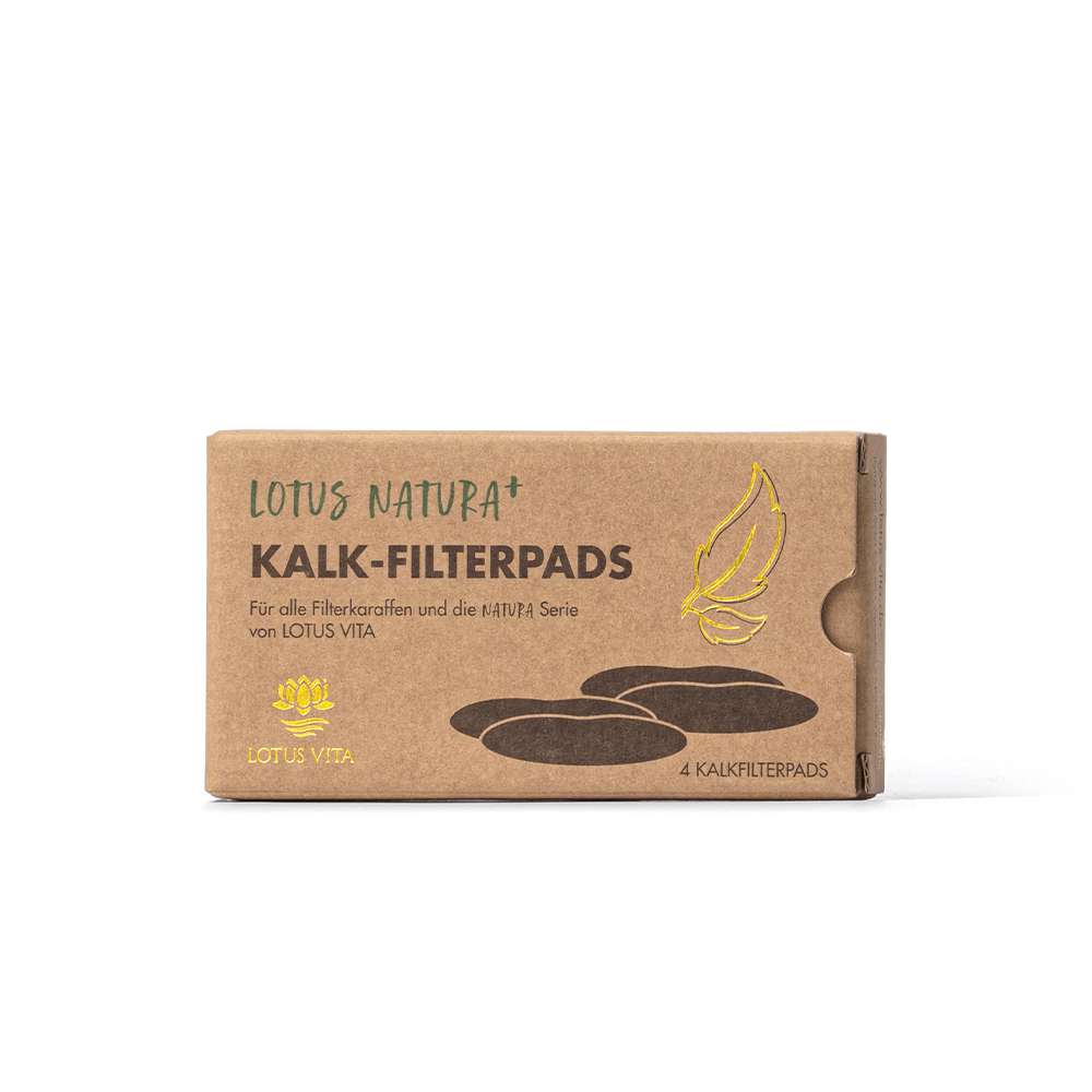 Lotus Vita Kalkfilterpads 4 Stück Verpackung