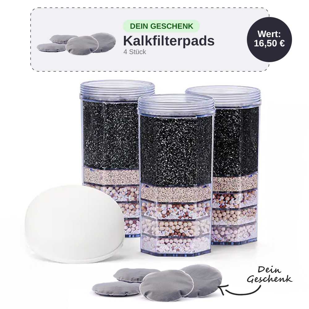 Lotus Vita Ersatzfilter Jahrespaket Pi Premium mit gratis 4x Kalkfilterpads