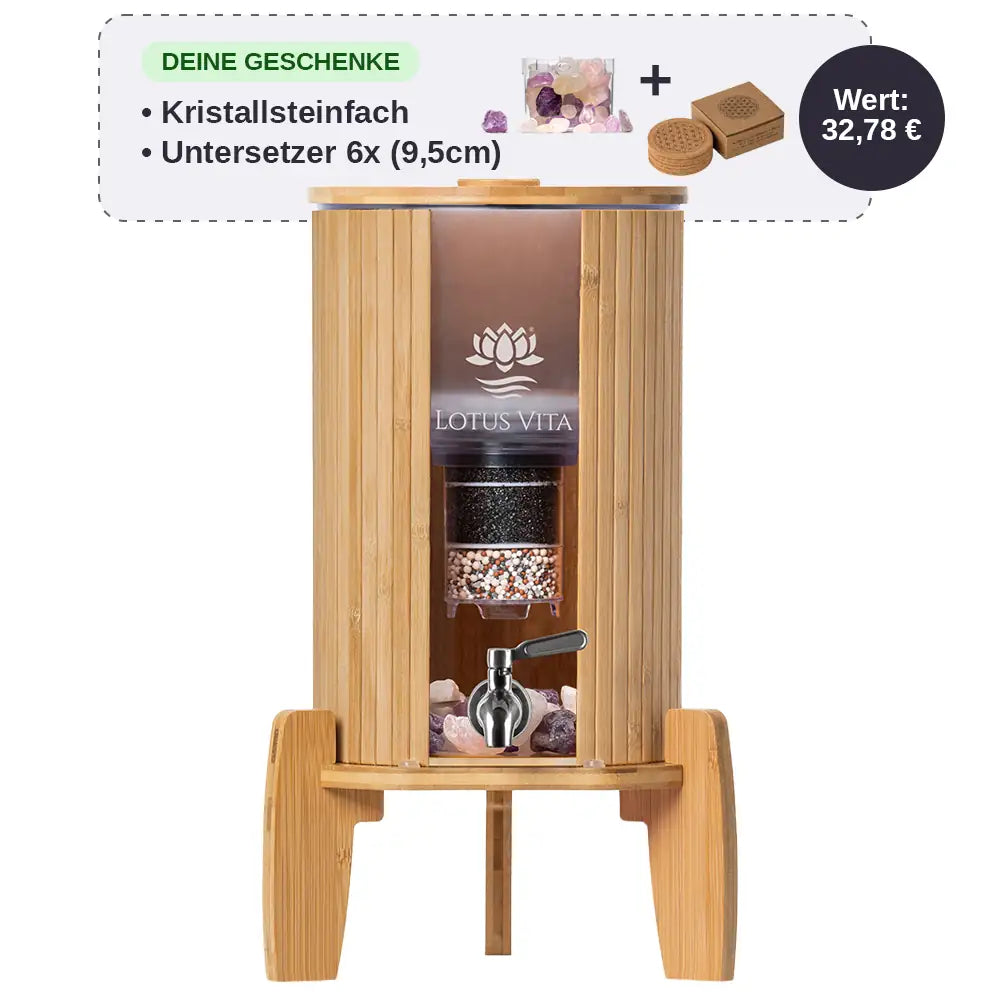 Lotus Vita Wasserspender mit Filter Kiara 4L - Natura Plus