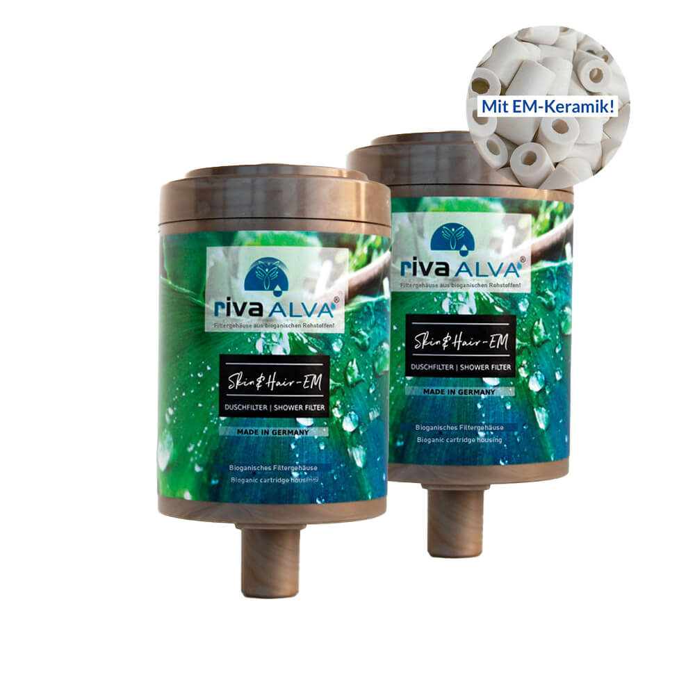 rivaALVA Skin & Hair EM Duschfilter Ersatzkartusche 2x