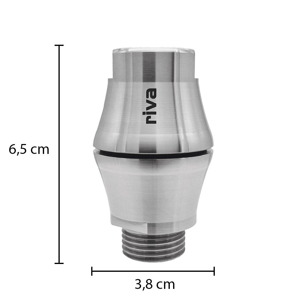 riva Guard Vofilter mit Maßen des Gehäuses