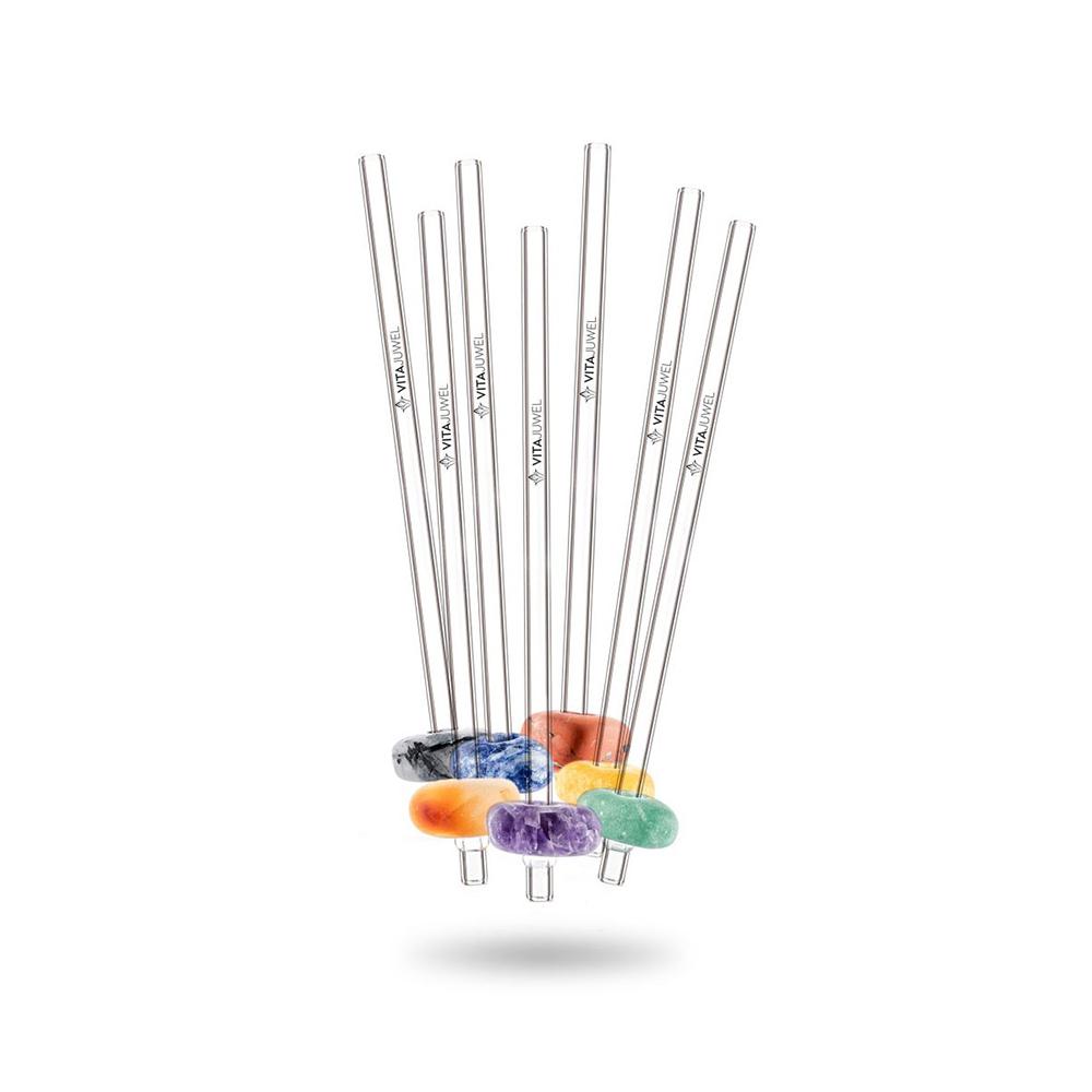 Vitajuwel Tinkhalm Crystal Straw 7er-Set