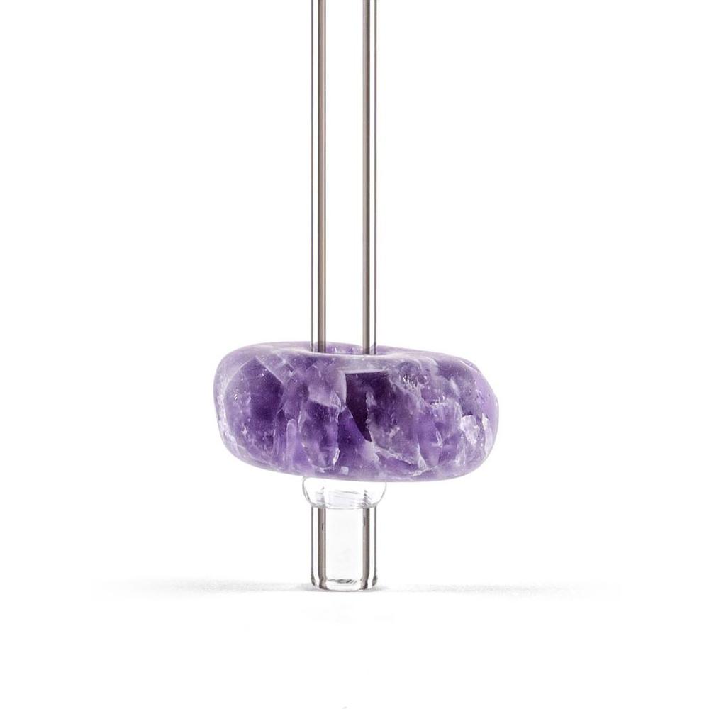 Vitajuwel Trinkhalm Crystal Straw Amethyst Nahaufnahme