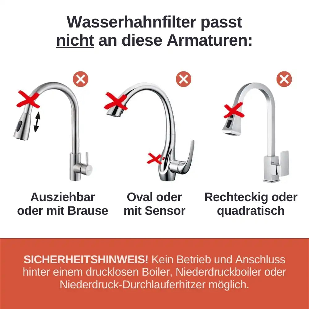 rivaALVA-S Jova EM Wasserfilter am Wasserhahn mit EM-Keramik