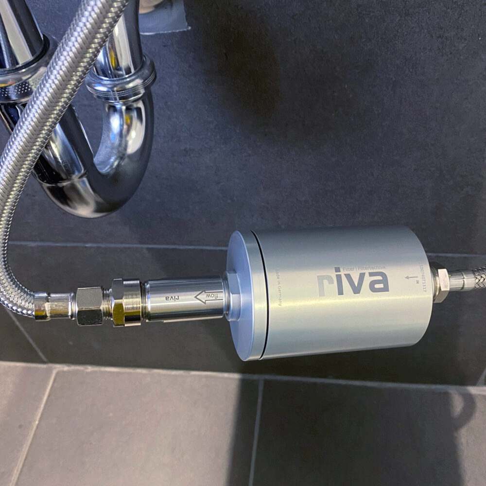 riva YUNA Inline Wasserwirbler für Dusche und Trinkwasser an Dusche