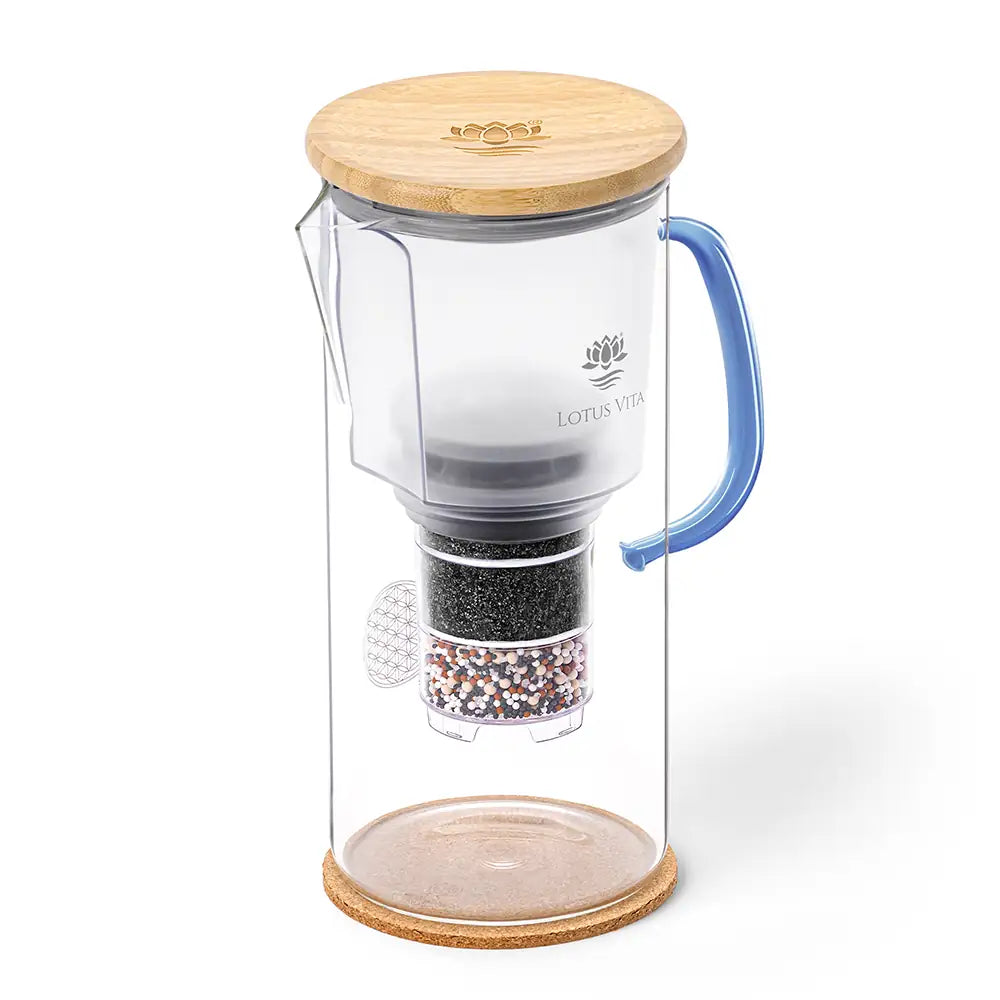 Lotus Vita Wasserfilter-Kanne Enya 1,4L - 20 Jahre Jubiläums-Edition - NATURA PLUS