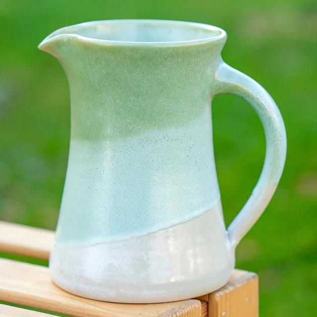EM-Keramik Krug 1,5 L - Steinzeug Grün