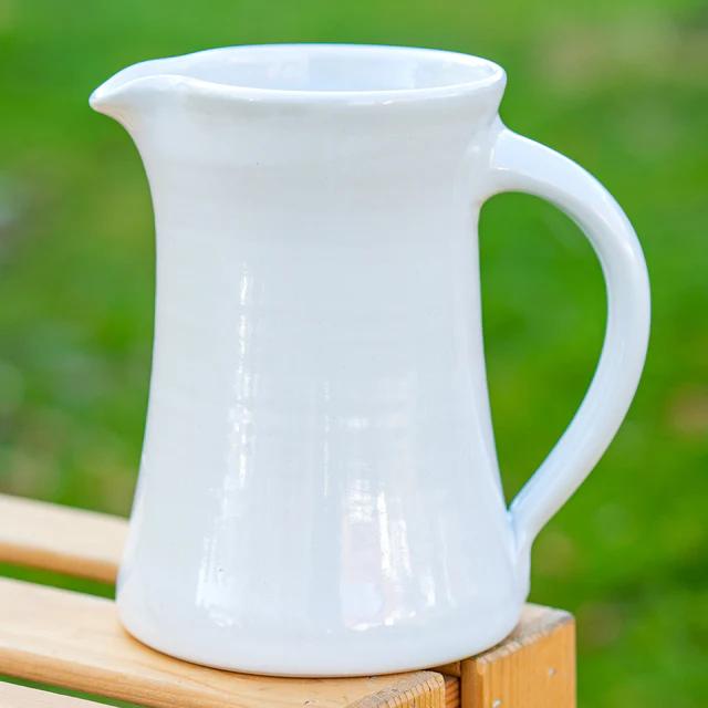 EM-Keramik Krug 1,5 L - Steinzeug Weiß