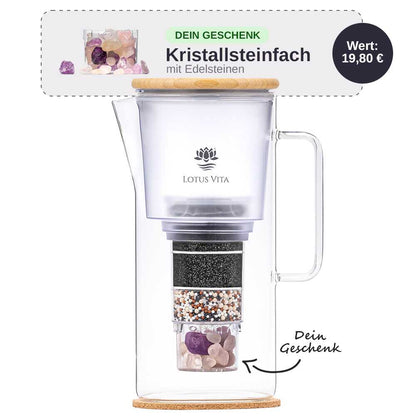 Lotus Vita Wasserfilter-Kanne Katara 1,4L - Natura Plus