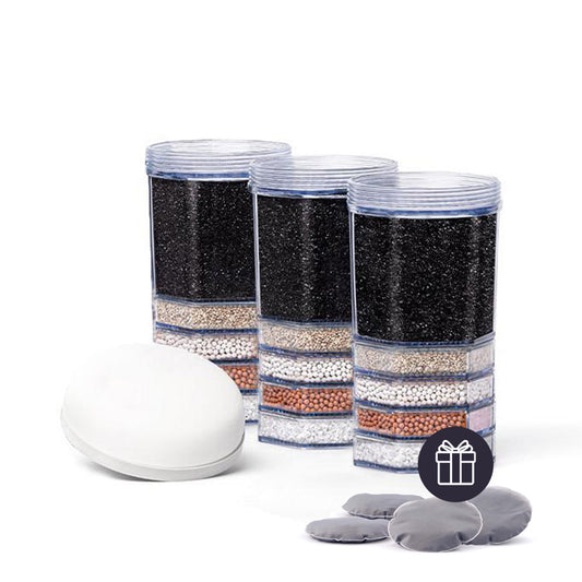 Lotus Vita Ersatzfilter Jahrespaket Anti-Kalk mit gratis 4x Kalkfilterpads