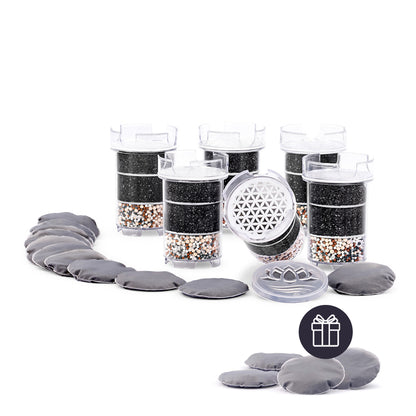 Lotus Vita Ersatzfilter Jahrespaket mit gratis 4x Kalkfilterpads