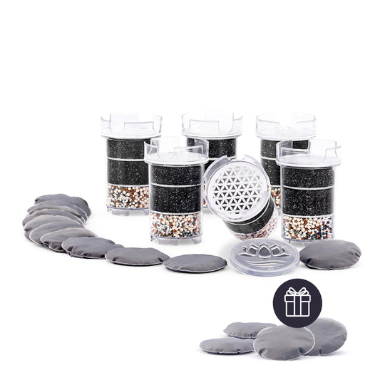 Lotus Vita Ersatzfilter Jahrespaket mit gratis 4x Kalkfilterpads