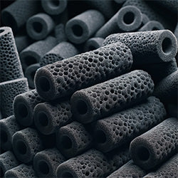 Aktivkohle Wasserfilter Nahaufnahme