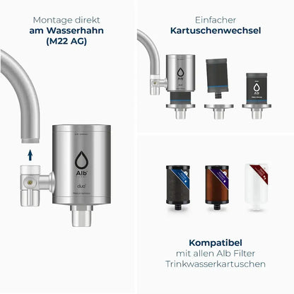 Alb Filter Duo Active Plus+ Wasserhahn Wasserfilter