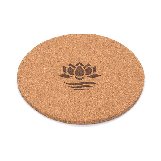 Kork Untersetzer Lotus Blume 13,5cm
