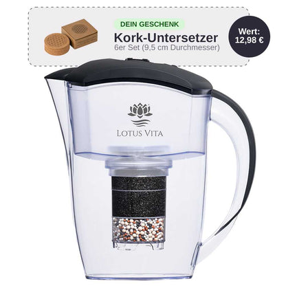 Lotus Vita Wasserfilter-Kanne Esprit 1,3L - Natura Plus
