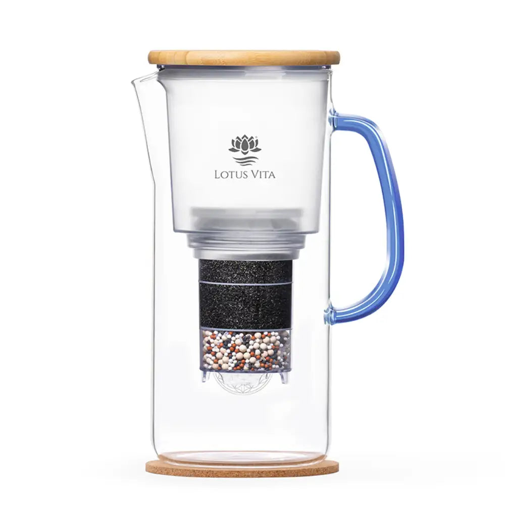 Lotus Vita Wasserfilter-Kanne Enya 1,4L - 20 Jahre Jubiläums-Edition - NATURA PLUS