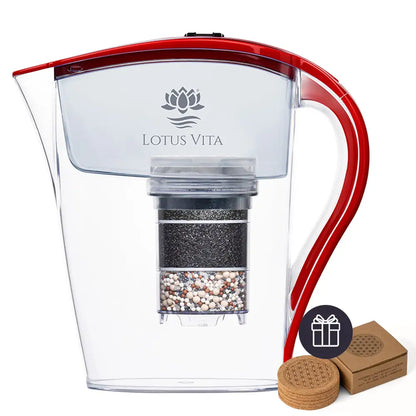 Lotus Vita Wasserfilter-Kanne Family 1,7L - Natura Plus