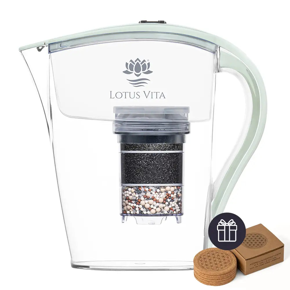 Lotus Vita Wasserfilter-Kanne Family 1,7L