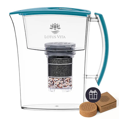 Lotus Vita Wasserfilter-Kanne Lotus 1,6L - Natura Plus