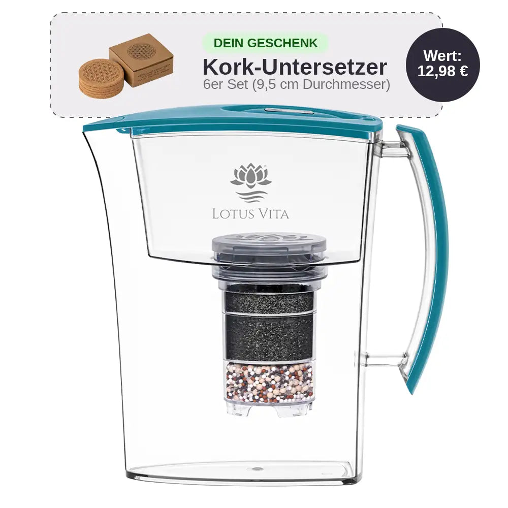 Lotus Vita Wasserfilter-Kanne Lotus 1,6L - Natura Plus