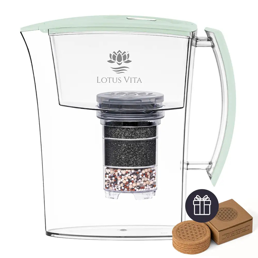 Lotus Vita Wasserfilter-Kanne Lotus 1,6L - Natura Plus
