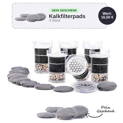 Lotus Vita Ersatzfilter Jahrespaket mit gratis 4x Kalkfilterpads