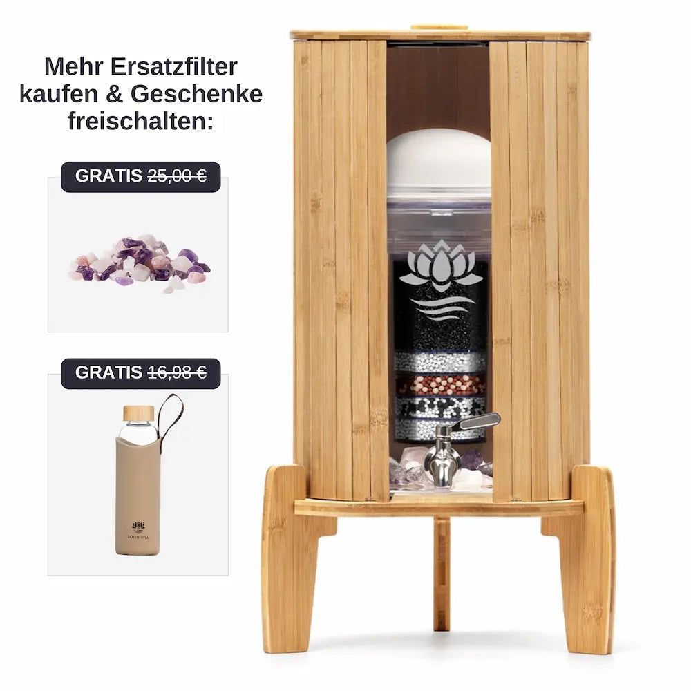 lotus-vita-wasserfilter-wasserspender-kendra-bambus