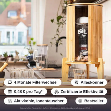Lotus Vita Wasserspender mit Filter Kendra 9L