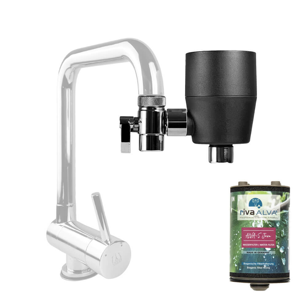 rivaALVA-S Jova Wasserfilter am Wasserhahn mint cover