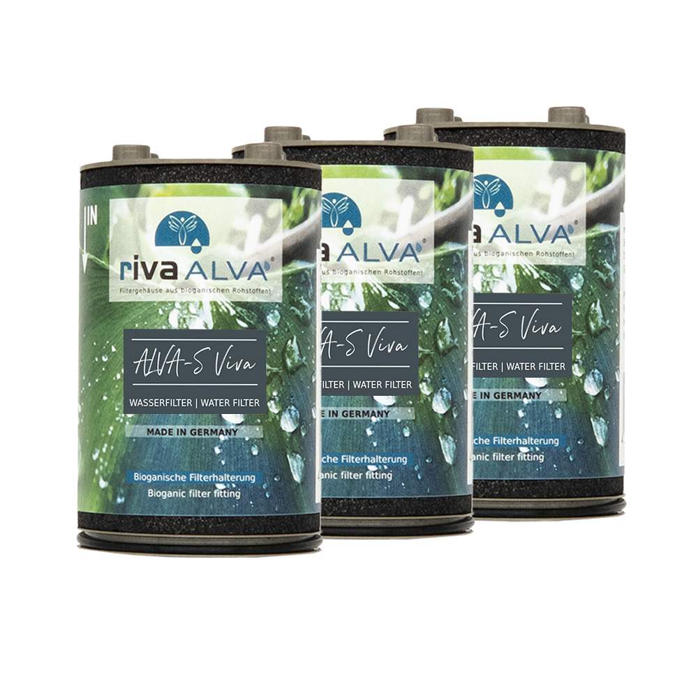 rivaALVA-S Viva Ersatzkartusche | Für Wasserhahnfilter 3x