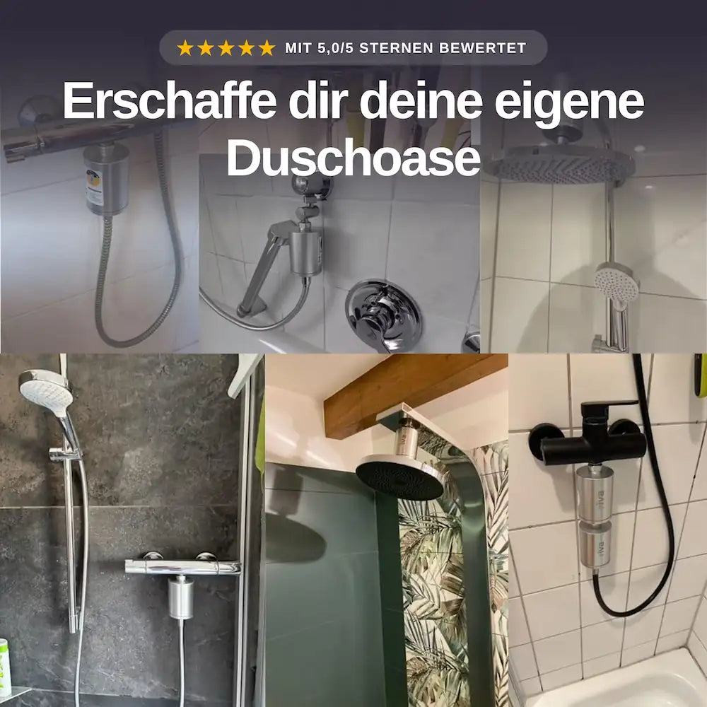 rivaALVA Skin & Hair EM Duschfilter mit EM-Keramik