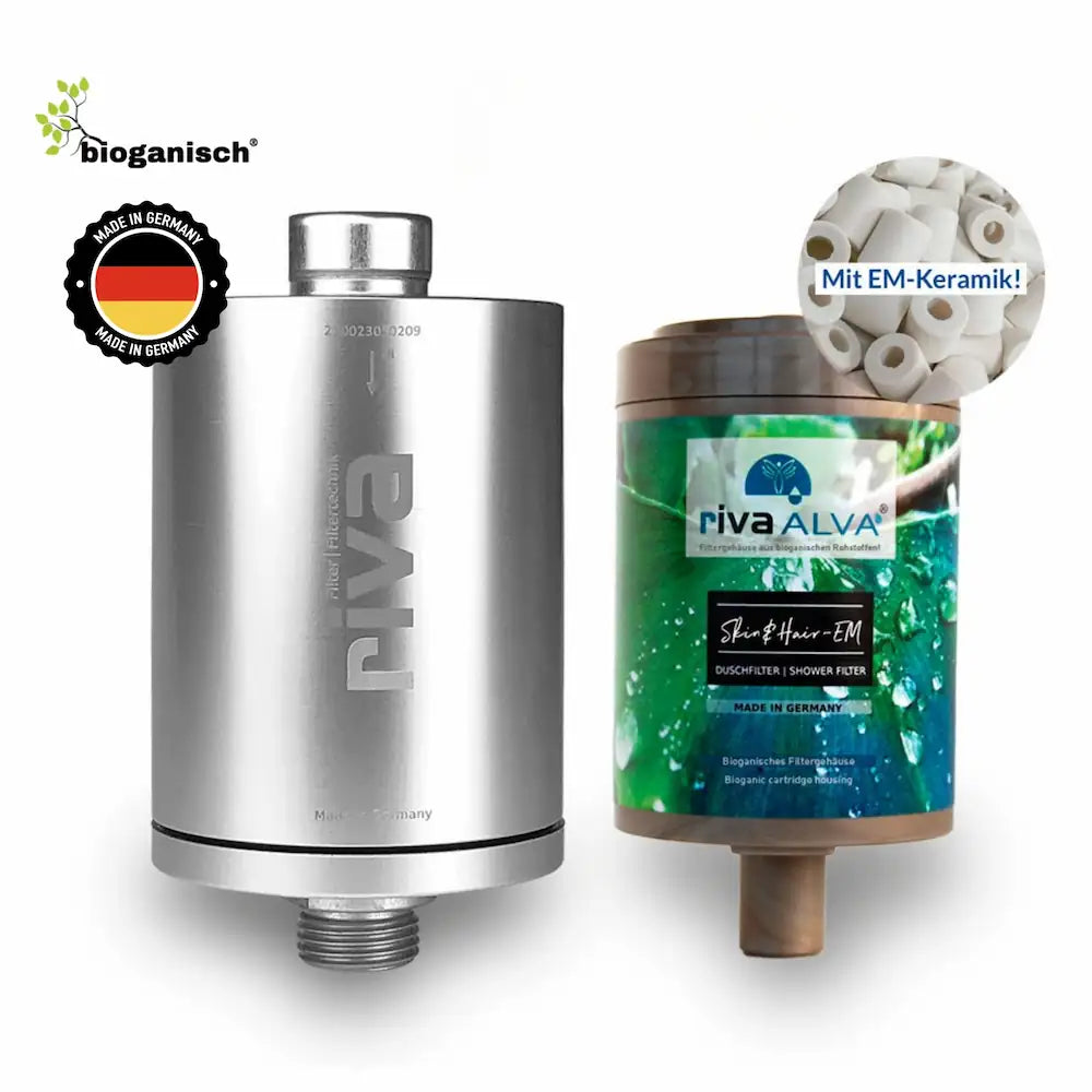 rivaALVA Skin & Hair EM Duschfilter mit EM-Keramik