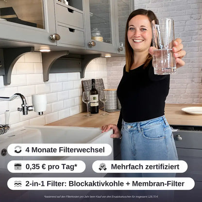 rivaALVA-S Jova Ersatzkartusche | Für Wasserhahnfilter