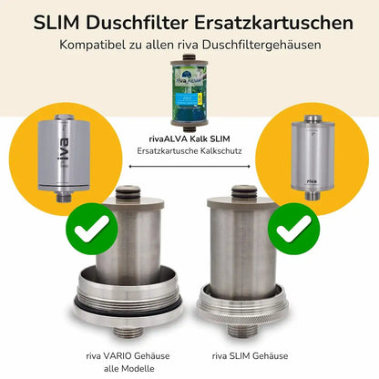 riva SLIM Duschfilter Erklärung