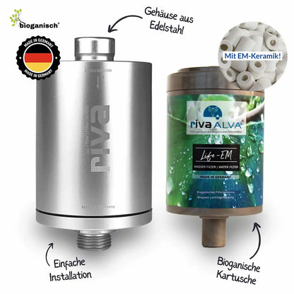 rivaALVA Life EM Untertisch-Trinkwasserfilter mit EM-Keramik