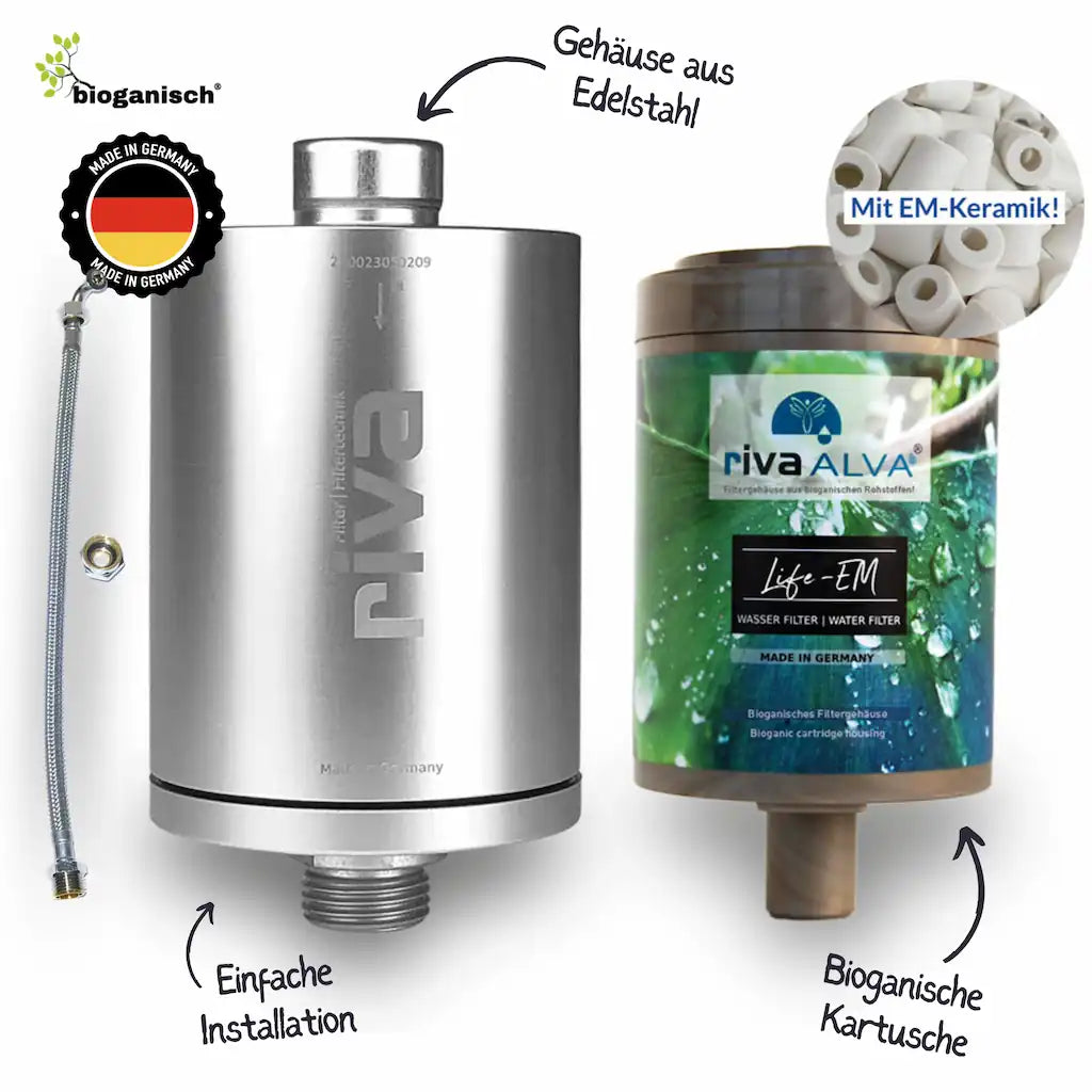 rivaALVA Life EM Untertisch-Trinkwasserfilter mit EM-Keramik