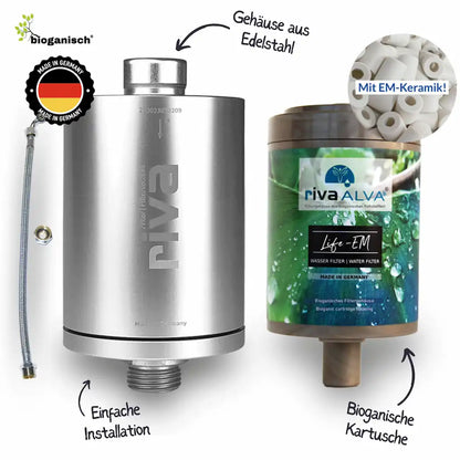 rivaALVA Life EM Untertisch-Trinkwasserfilter mit EM-Keramik