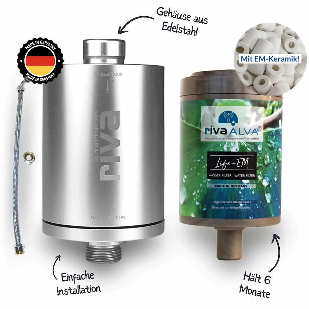 rivaALVA Life EM Untertisch-Wasserfilter mit EM-Keramik