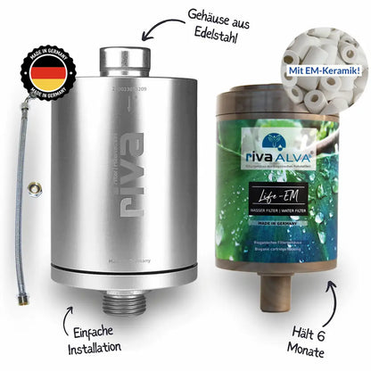 rivaALVA Life EM Untertisch-Wasserfilter mit EM-Keramik