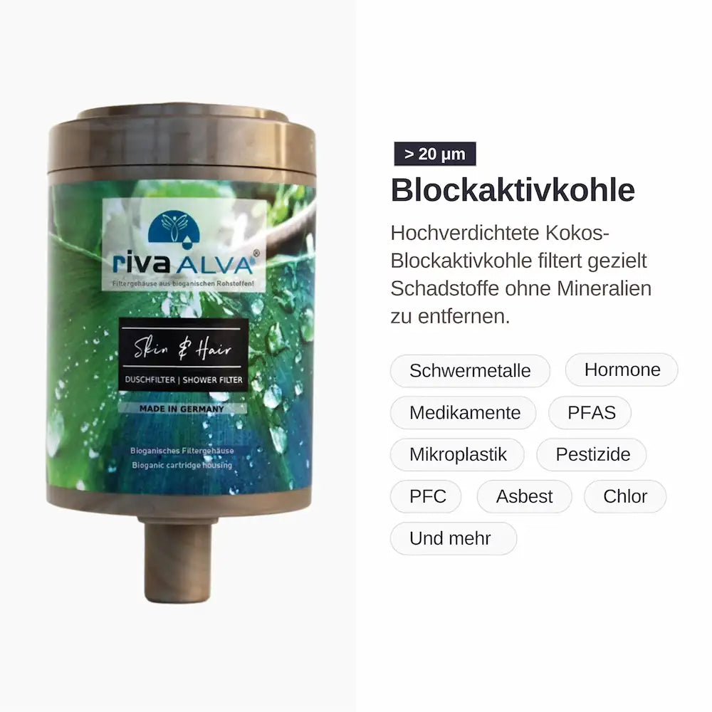 rivaALVA Skin & Hair Duschfilter
