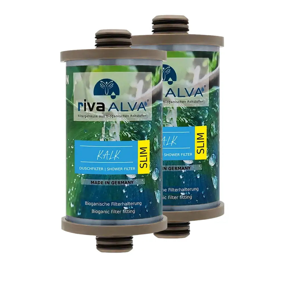rivaALVA Kalk SLIM Ersatzkartusche | Für Duschfilter