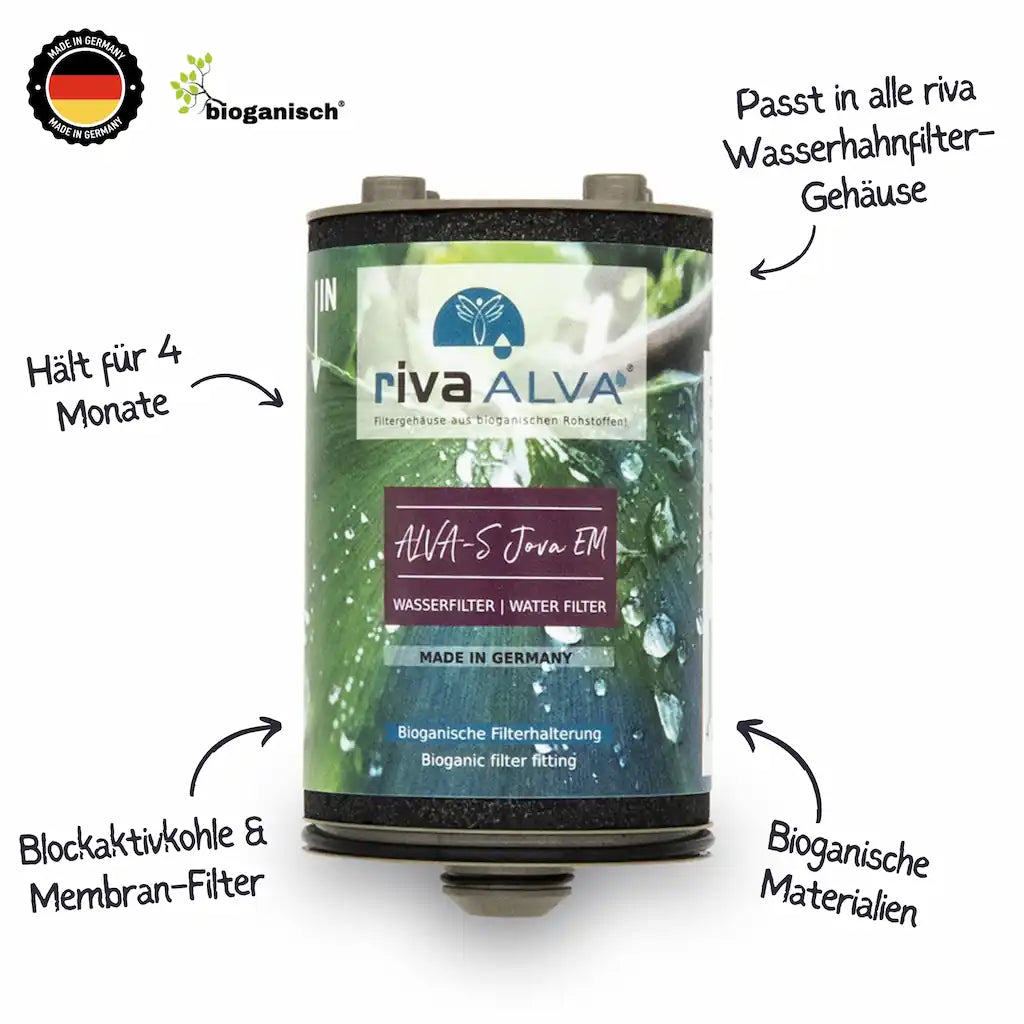 rivaALVA-S Jova EM Ersatzkartusche | Für Wasserhahnfilter