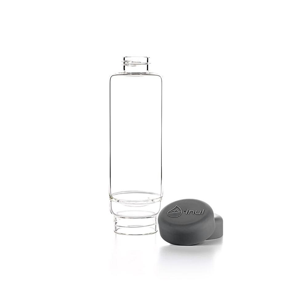 Vitajuwel Trinkflasche Inu Lava Grey Bergkristall ohne Deckel