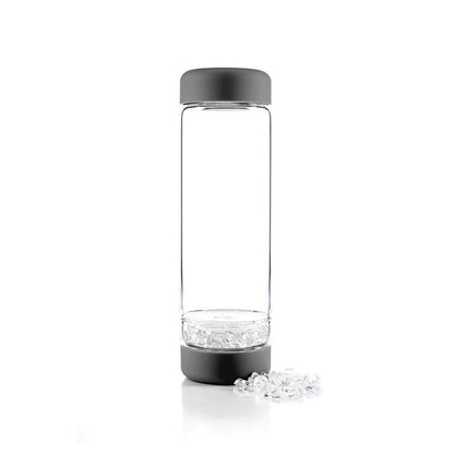 Vitajuwel Trinkflasche inu! Lava-Grey Bergkristall