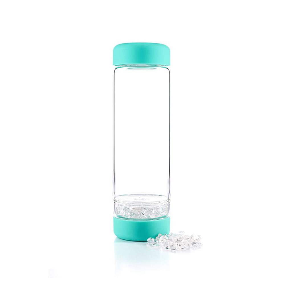 Vitajuwel Trinkflasche inu! Ocean-Blue Bergkristall