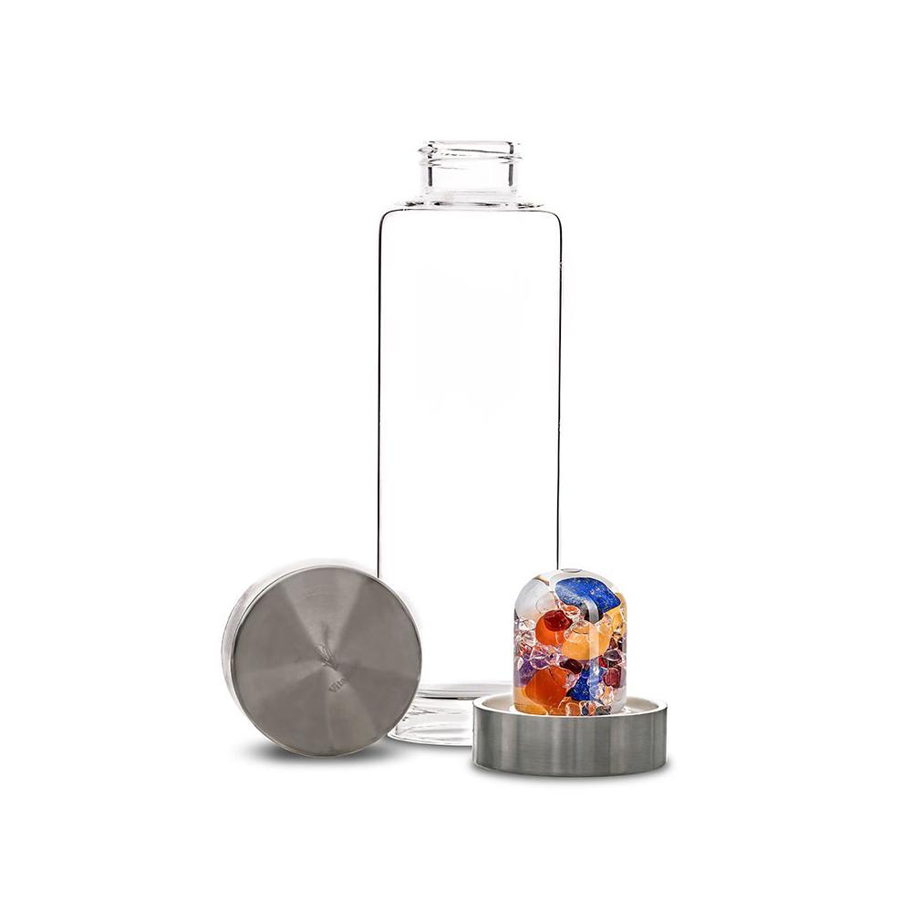 Vitajuwel Trinkflasche Via Ayurveda auseinandergebaut